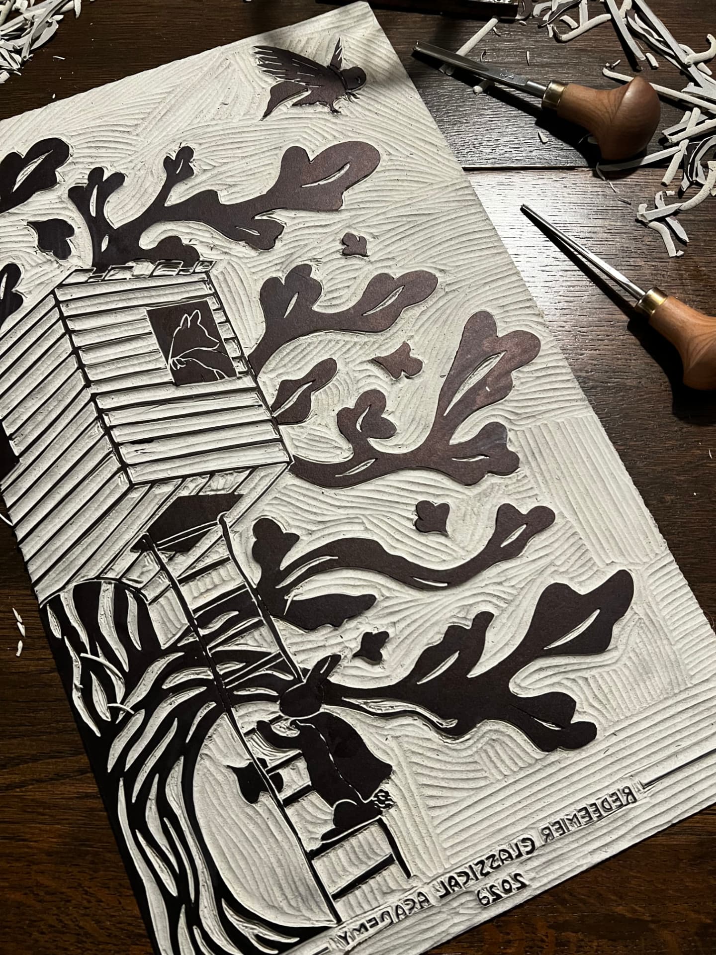 The 11x14 Treehouse limited edition print